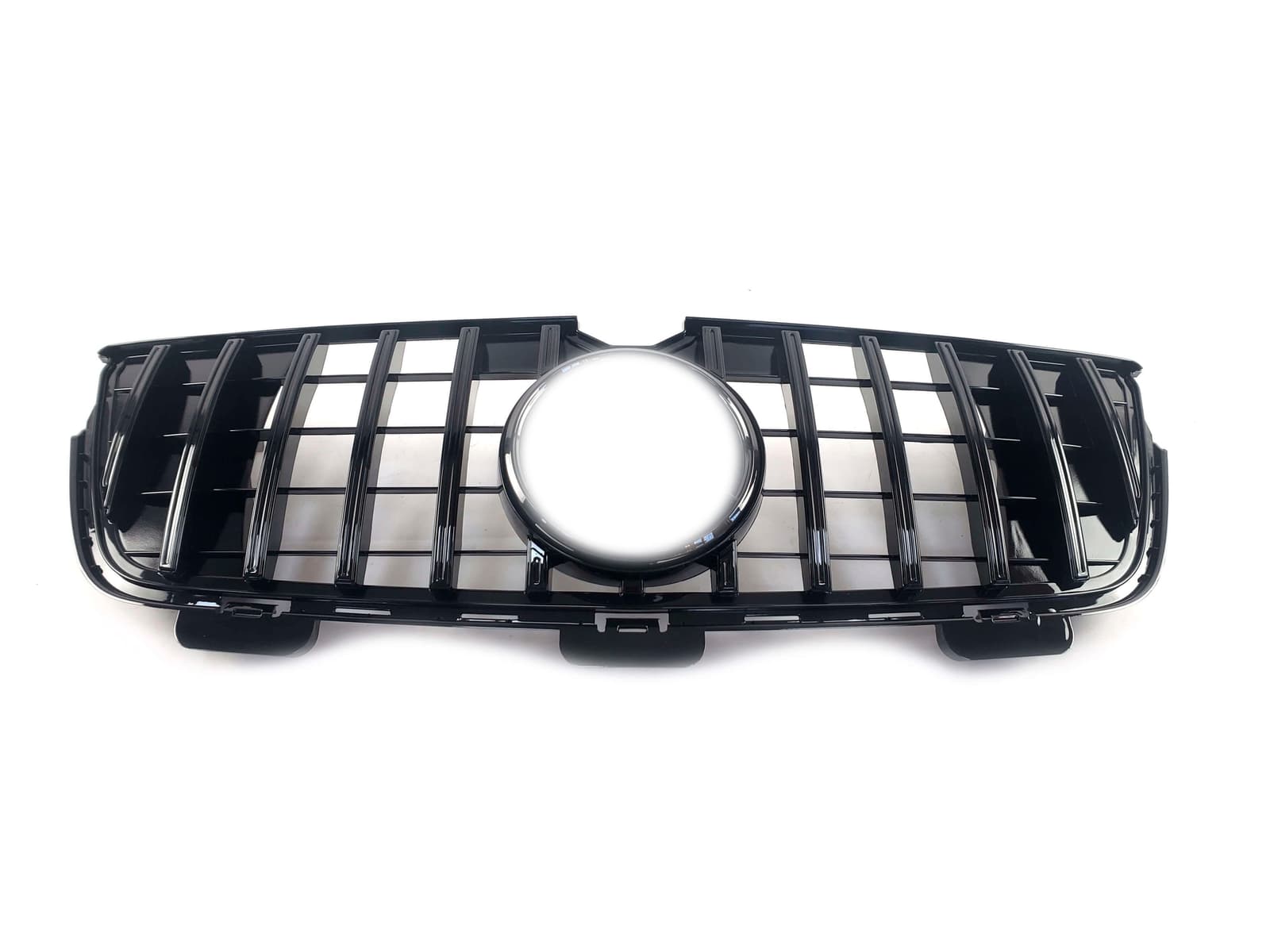 Решітка радіатора Full Black 2 Line GT на Mercedes-Benz GL-Class X164 2009-2012 року 2