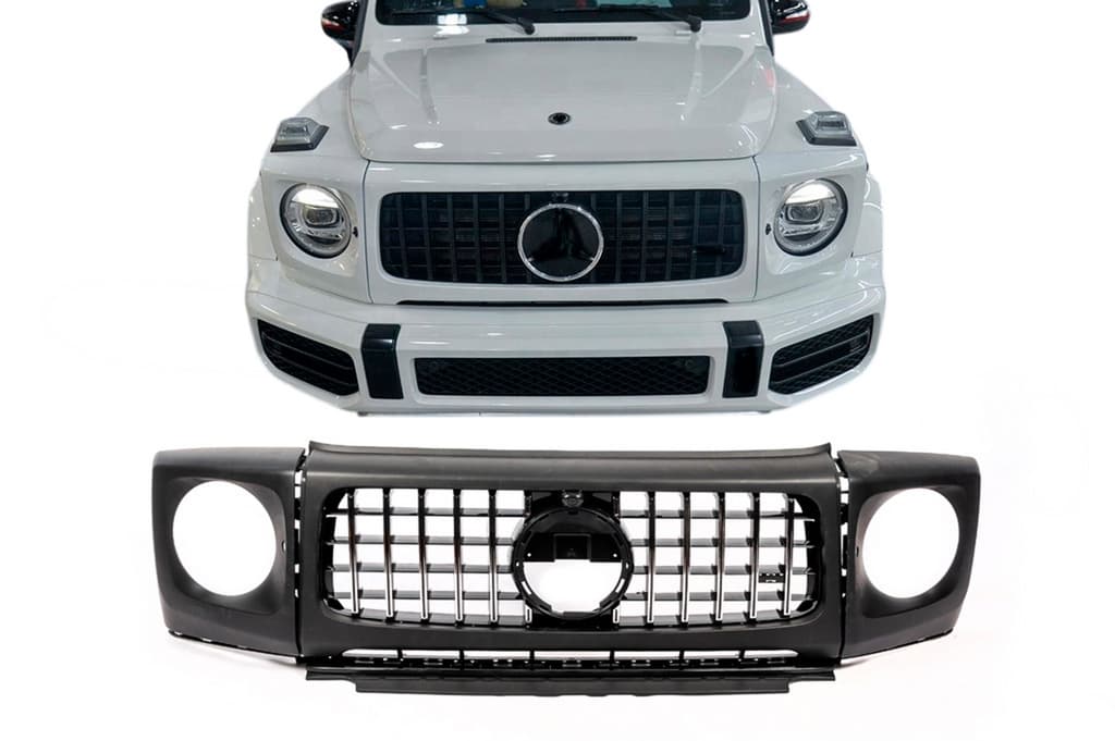 Решітка і накладки на фари G63