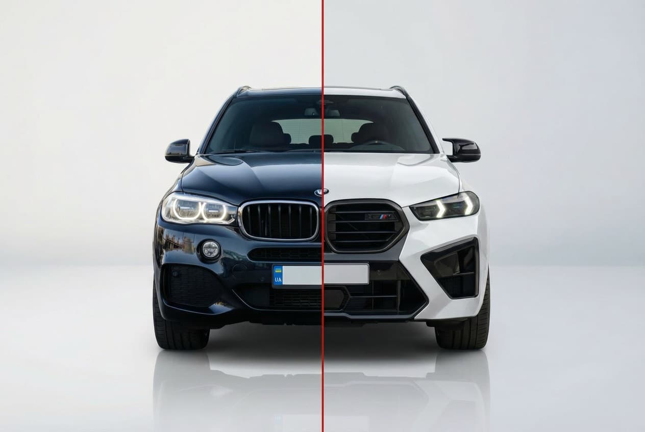 Комплект рестайлінгу в X5M F95 2024 р. (з заміною кришки багажника)