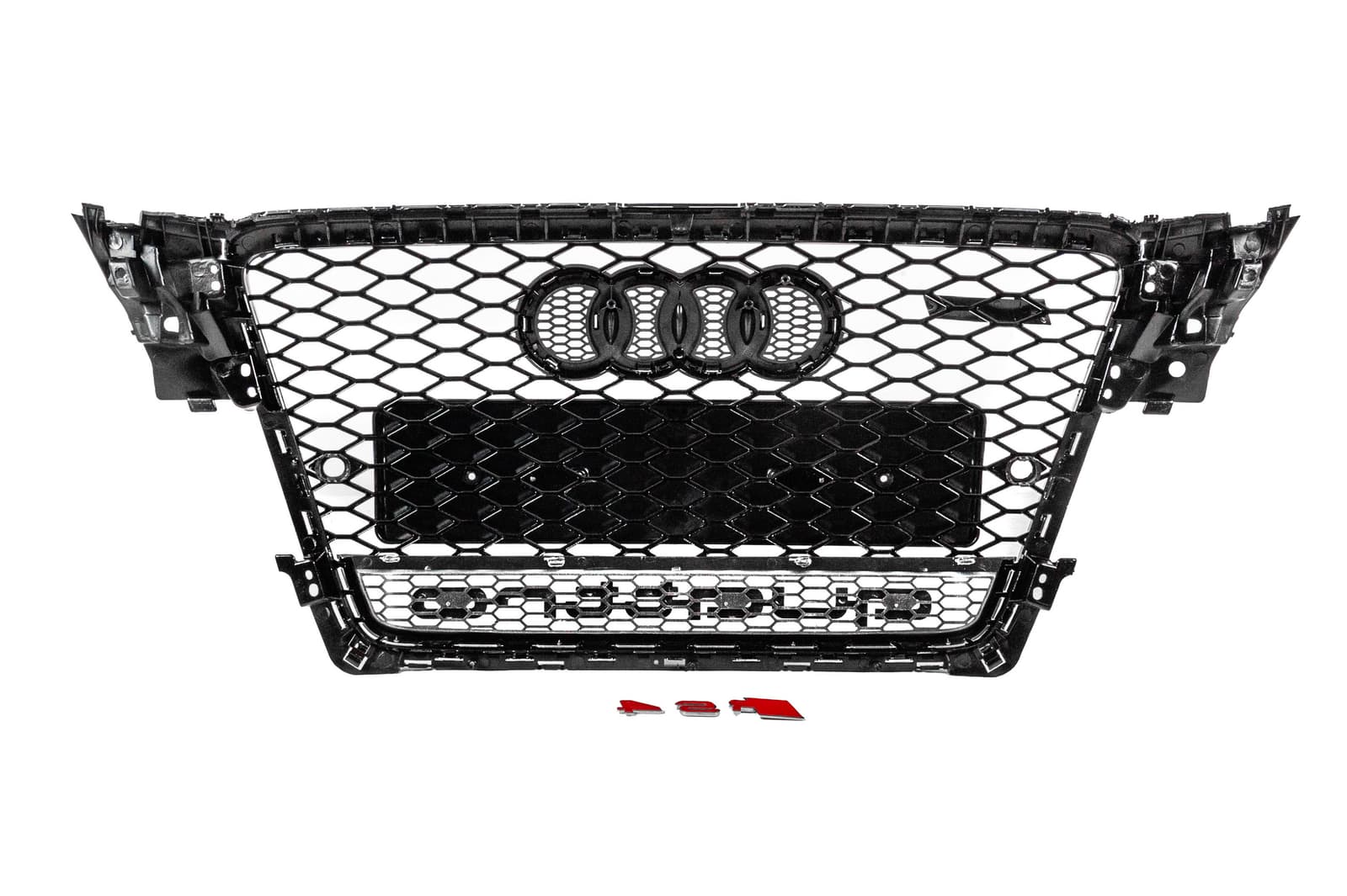 Передня решітка з написом Quattro RS-style (2007-2011, чорна) 4