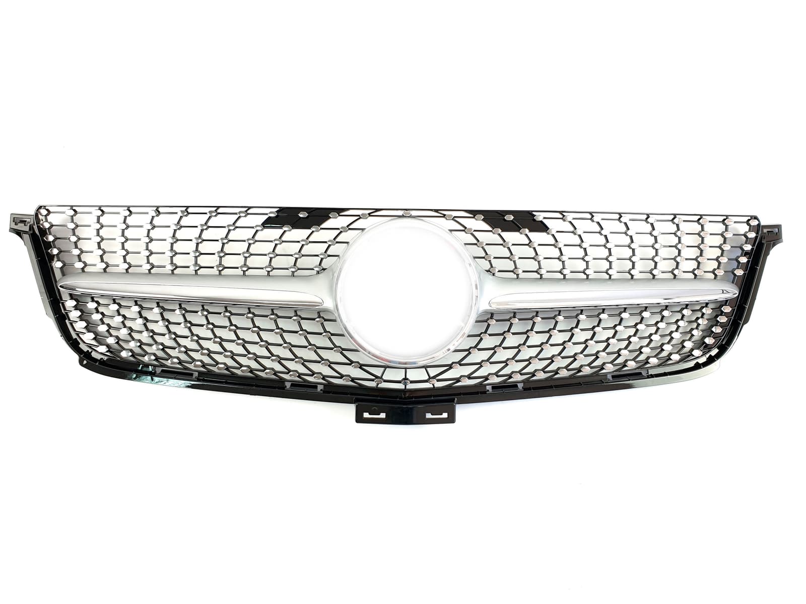 Решітка радіатора Silver Diamond на Mercedes-Benz ML-Class W166 2011-2015 року