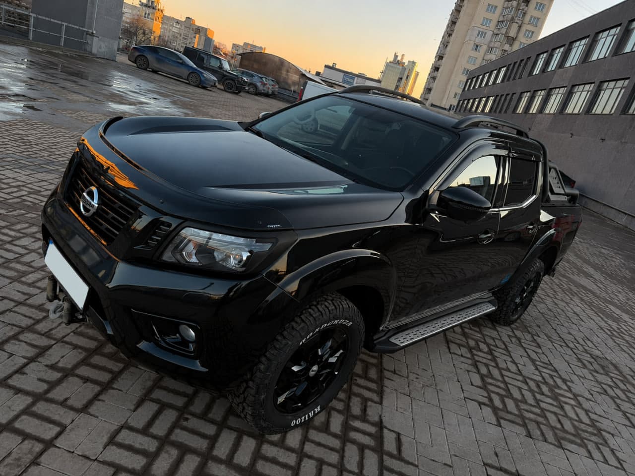 Рейлінги чорні OEM (ABS-пластик установка на клей)