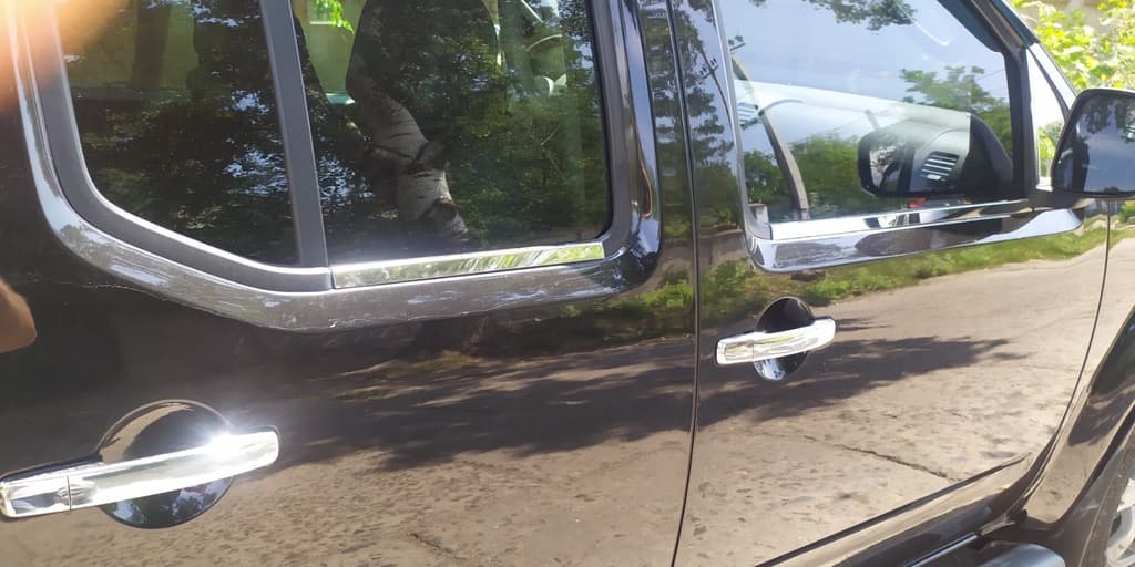 Зовнішня окантовка вікон (4 шт., нерж.) Carmos - Турецька сталь 5