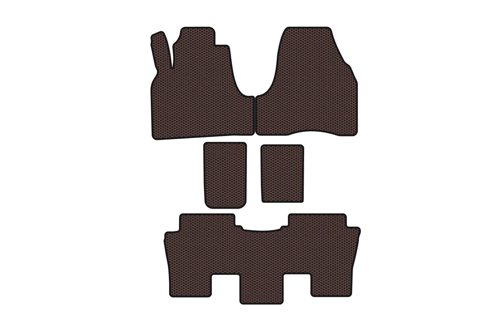 Гумові килимки Carsuit (Коричневий)