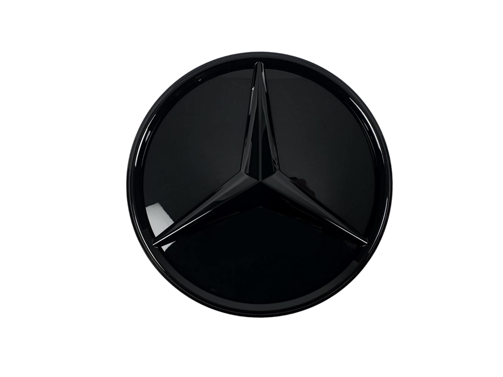 Логотипи Black скляний (муляж дистроніка) 3D на Mercedes-Benz GLS-Class X167 2019-2023 року
