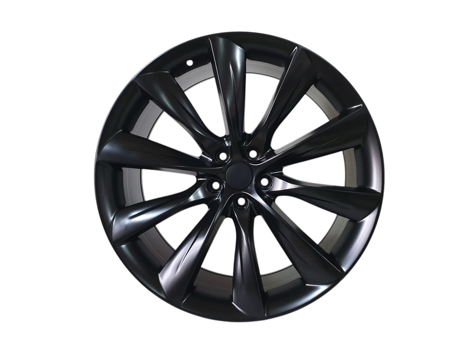 R21 Satin Black (різноширокі) Диски на Tesla Model S 2017-2022 року