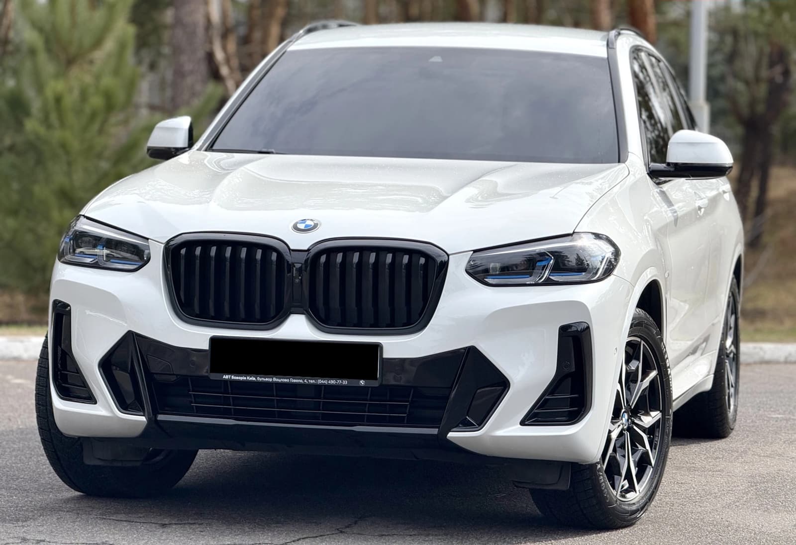 Ніздрі Чорний глянець на BMW X3 G01 2022-2024 року 4