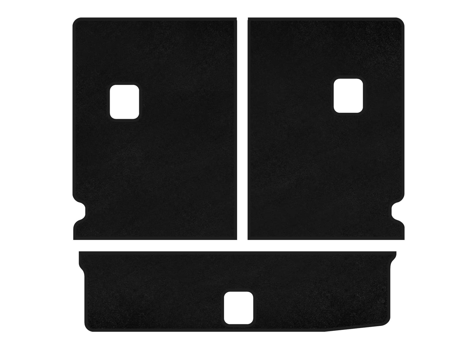 Килимок багажника текстильний Classic V-1 (Чорний)