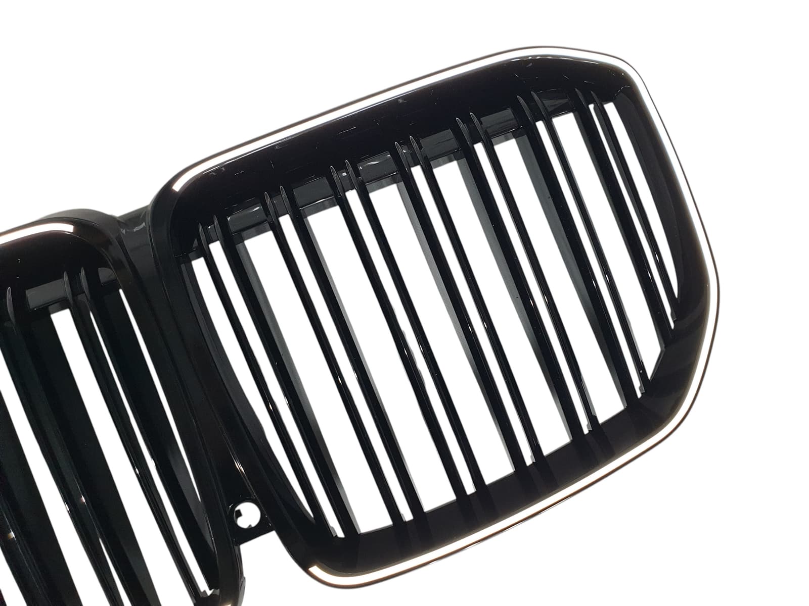 Ніздрі Чорний глянець LED (Iconic Glow) 2bar на BMW X7 G07 2018-2022 року 3