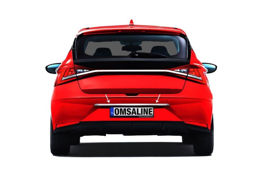 Хром планка над номером OmsaLine (нерж)