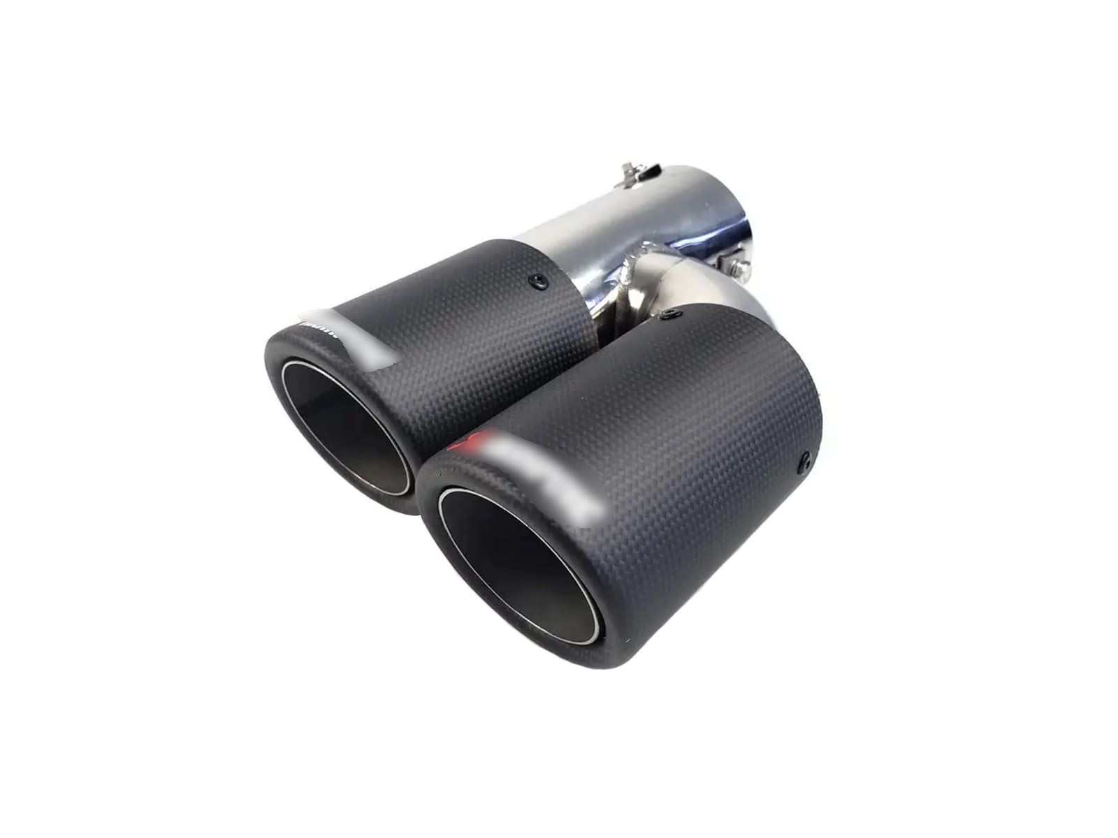 Насадки на вихлоп Carbon (матовий) 63mm To 89mm (подвійна H) на Akrapovič Akrapovič