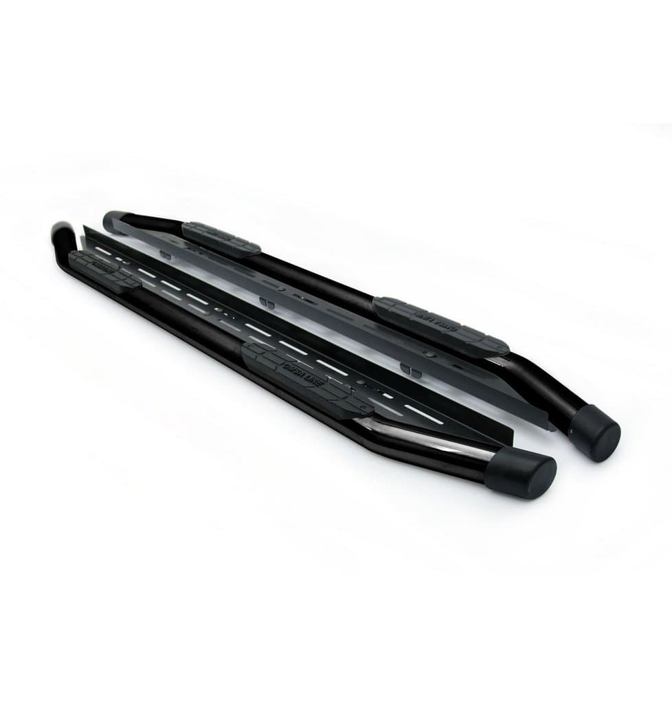 Бокові пороги Almazon Black 76mm (2 шт., метал)