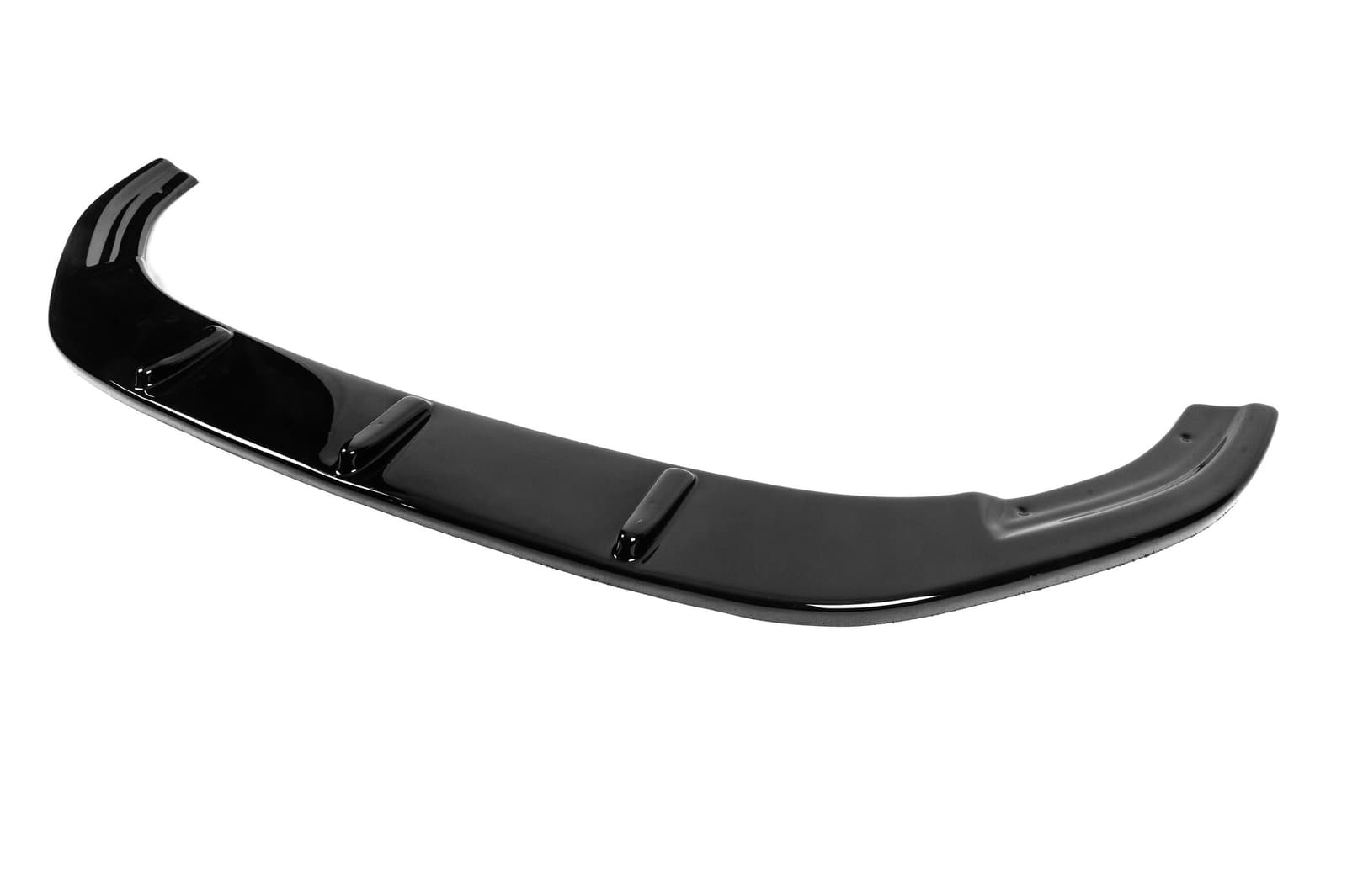 Передня Lip накладка V-1 (для GTI, 2012-2017, чорний глянець) 3