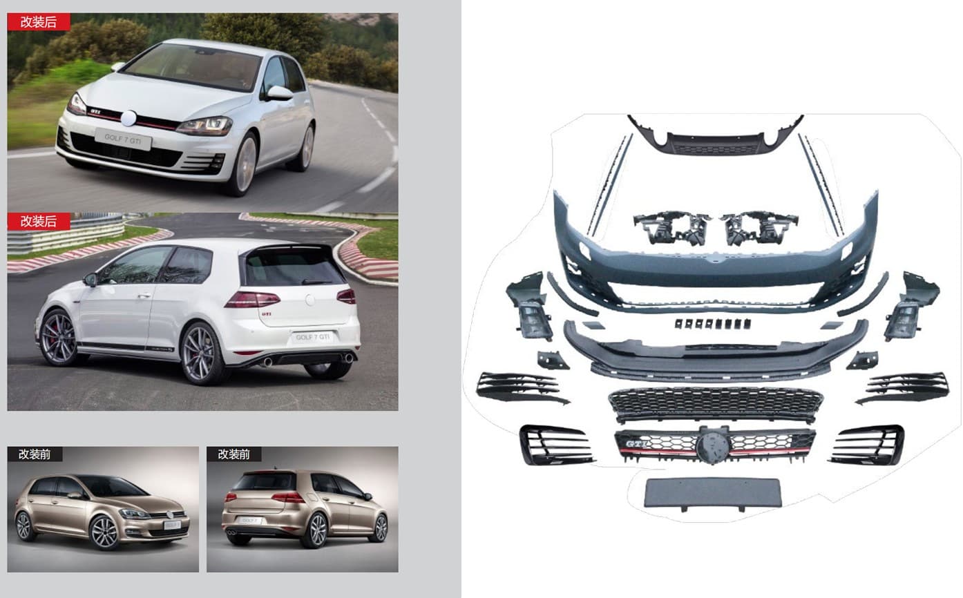 Комплект обвісів GTI (Для 2013-2017)