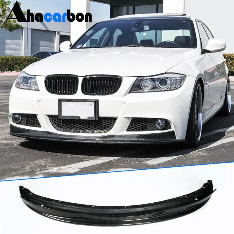 Накладка на передній бампер Lip (для E90 M-Sport 2008-2011, Карбон)