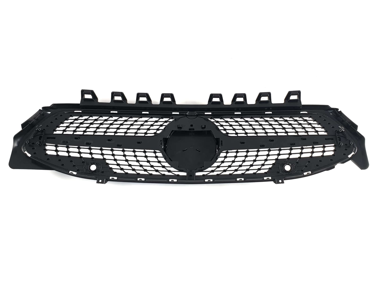 Решітка радіатора Black (з місцем під камеру) Diamond на Mercedes-Benz CLA-Class C118 2019-2023 року 6