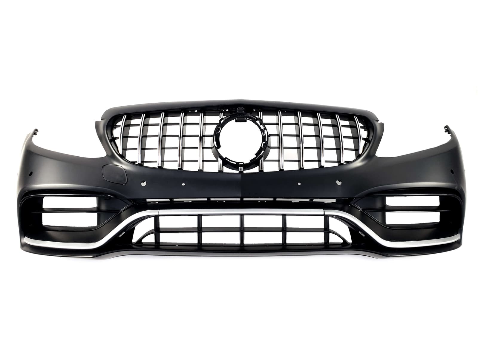 Передній бампер (стиль AMG C63 2018+) на Mercedes-Benz C-Class W205 2014-2018 року 2