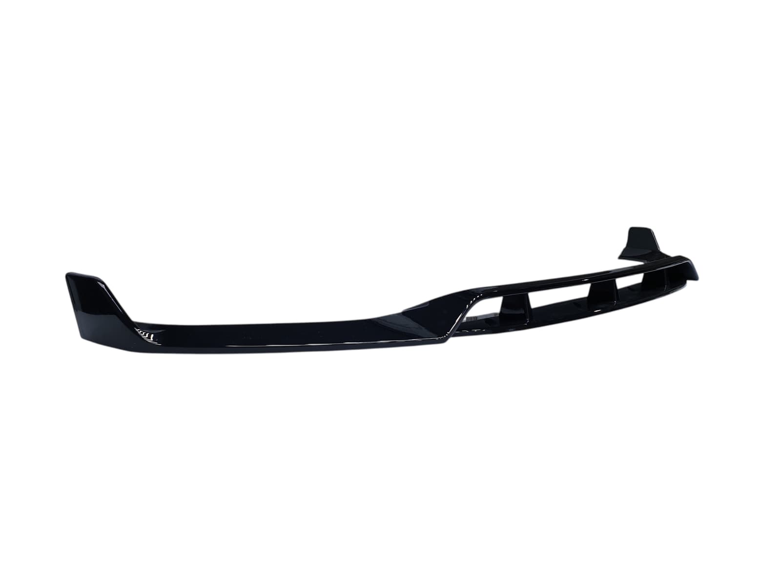 Губа (переднього бампера) Чорний глянець (MP) на BMW X7 G07 2022-2026 року 3