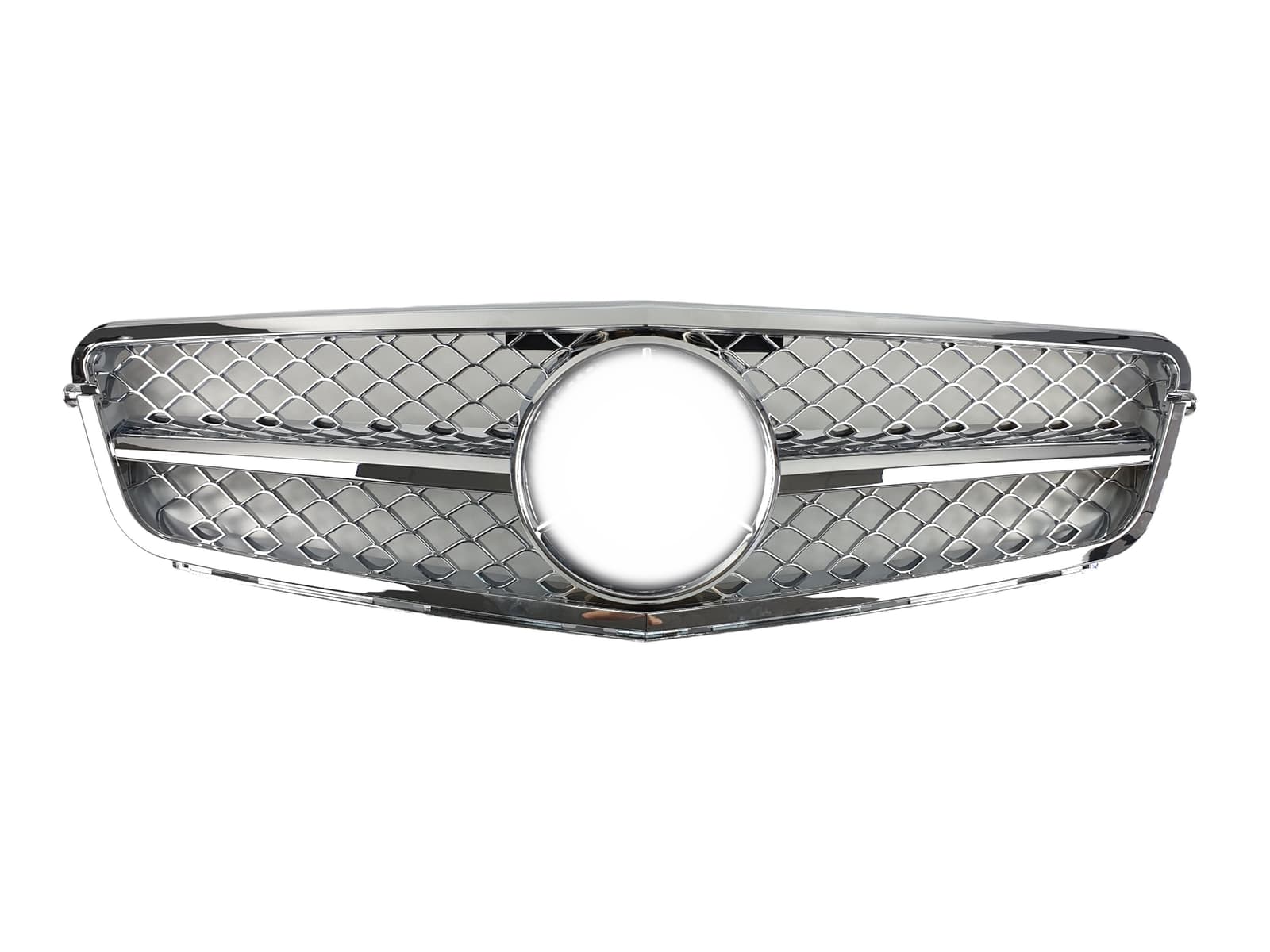 Решітка радіатора Chrome SL на Mercedes-Benz C-Class W204 2007-2014 року