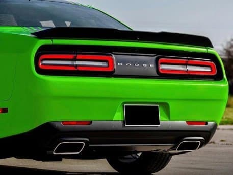 Спойлер ліп багажника Dodge Challenger SRT 2008-2020 ABS пластик, чорний глянець