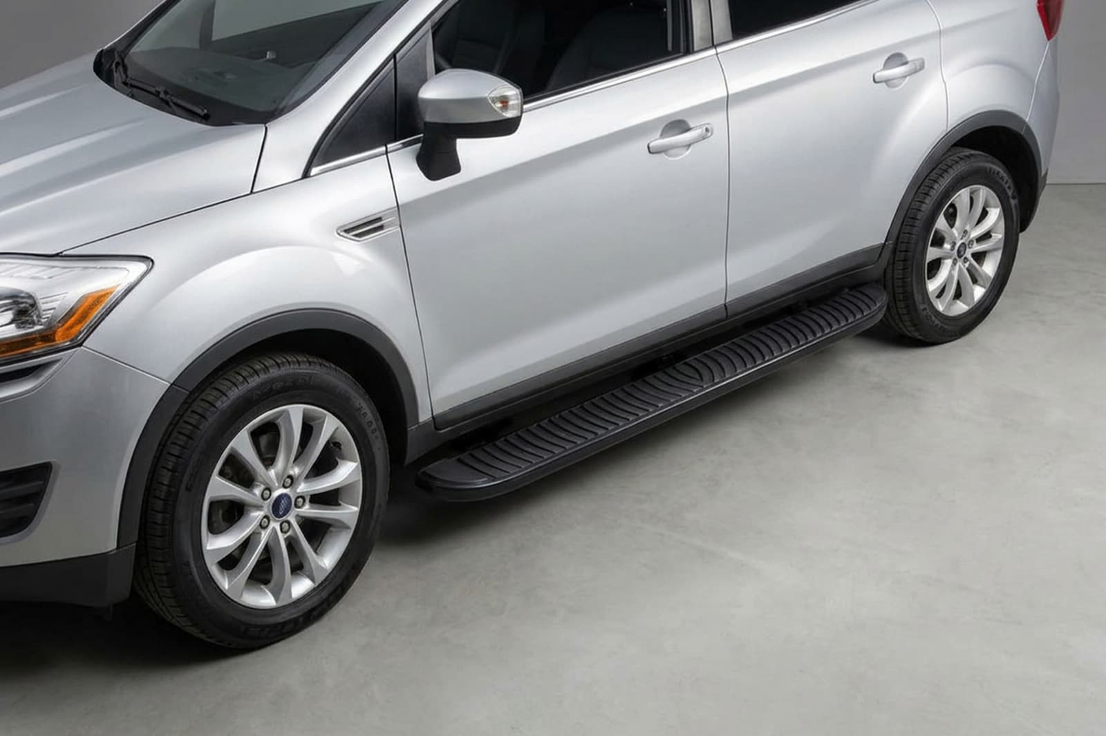Бокові пороги Tayga Black (2 шт., алюміній)