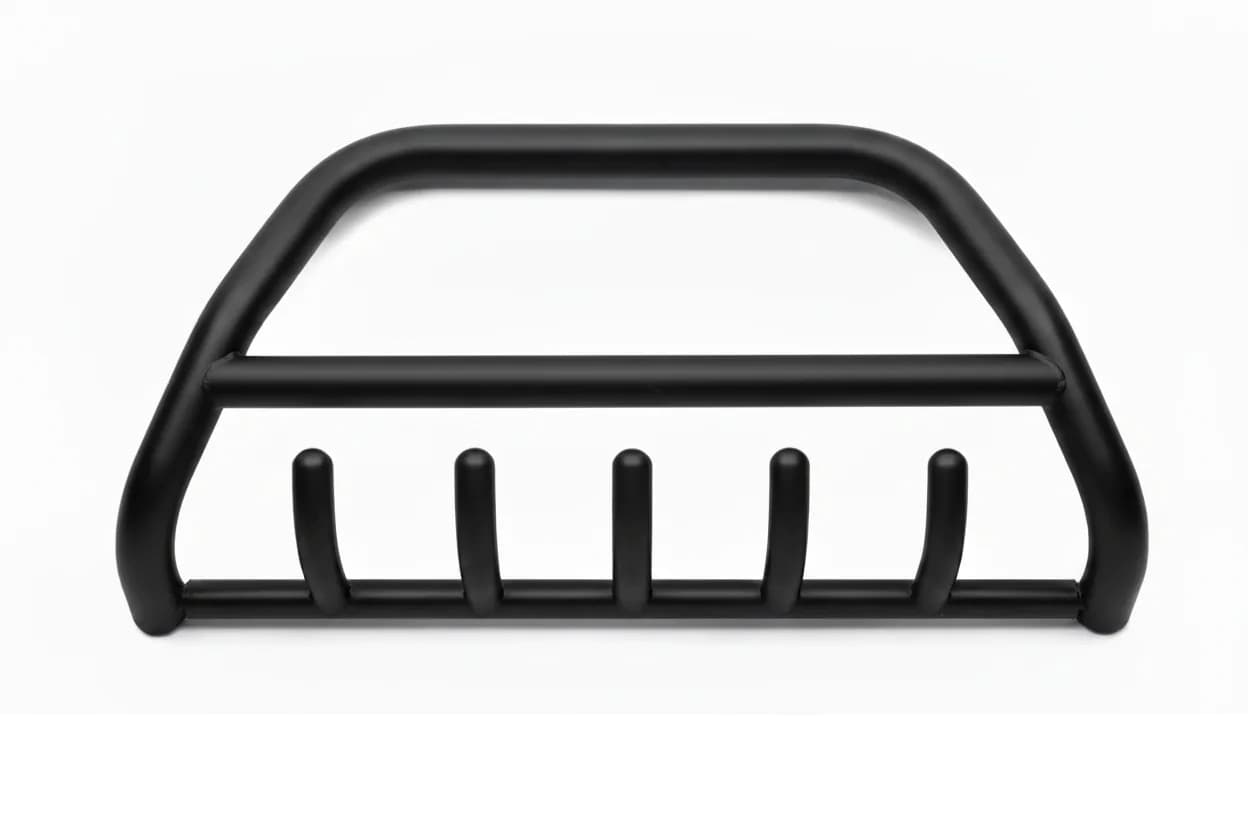 Кенгурятник WT003 Black (нерж) 2