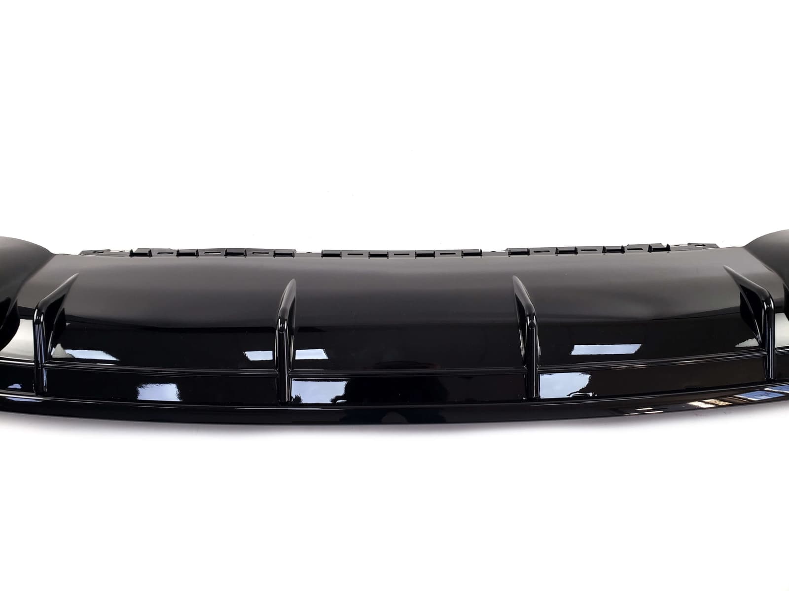 Дифузор (заднього бампера) Full Black / Chrome Pipe (в стилі RSQ7) на Audi Q7 4M 2015-2020 року 3