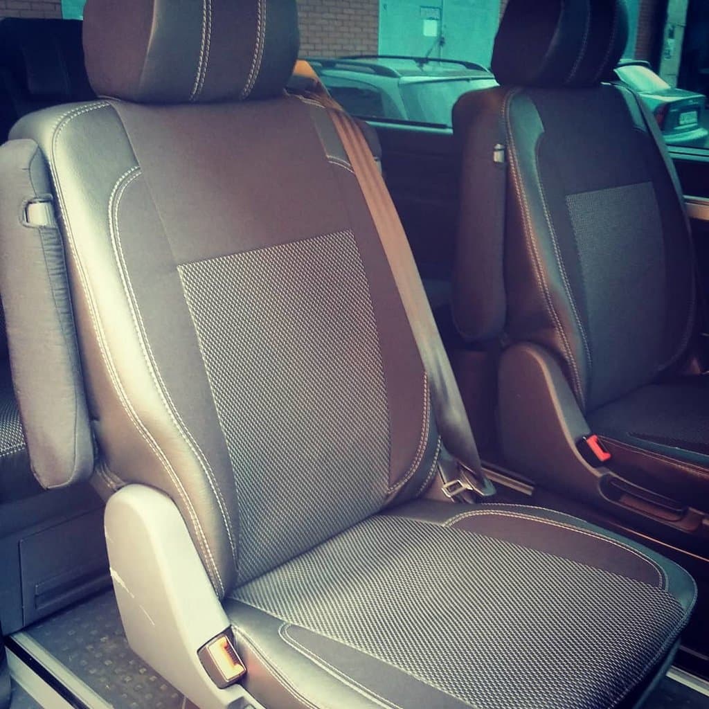 Авточохли (екошкіра та тканина, Premium) Повний салон 6