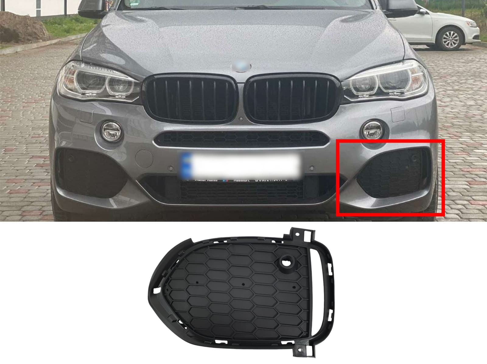 Решітки в бампер LH на BMW X5 F15 2013-2018 року