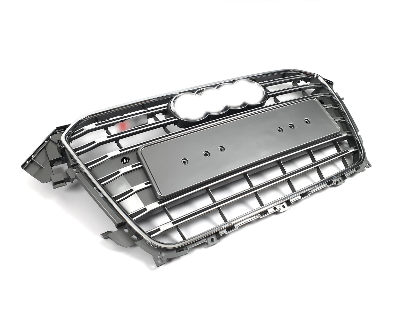 Решітка радіатора Silver Chrome (в стилі S4) на Audi A4 B8 2011-2015 року 2