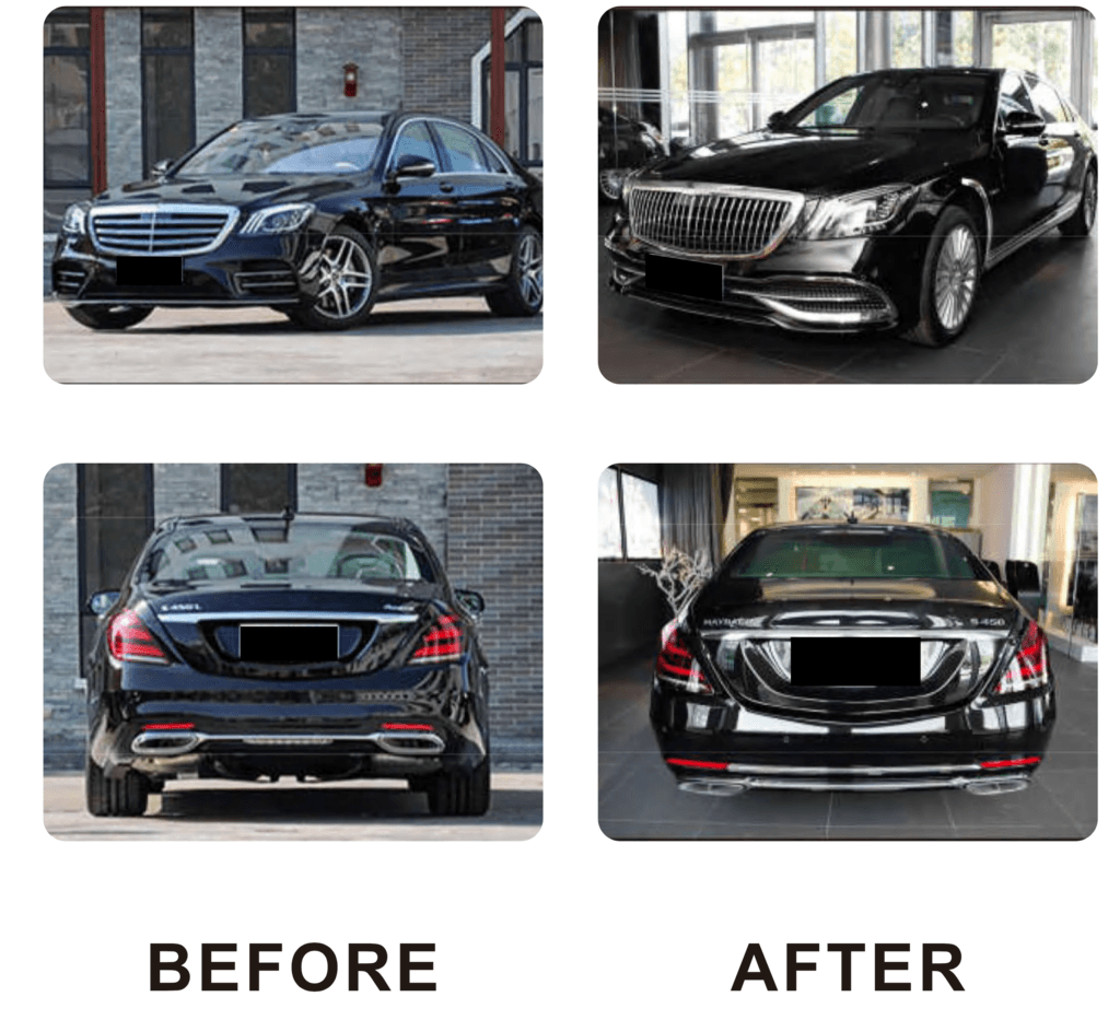 Комплект рестайлінгу на Maybach (з оптикою)