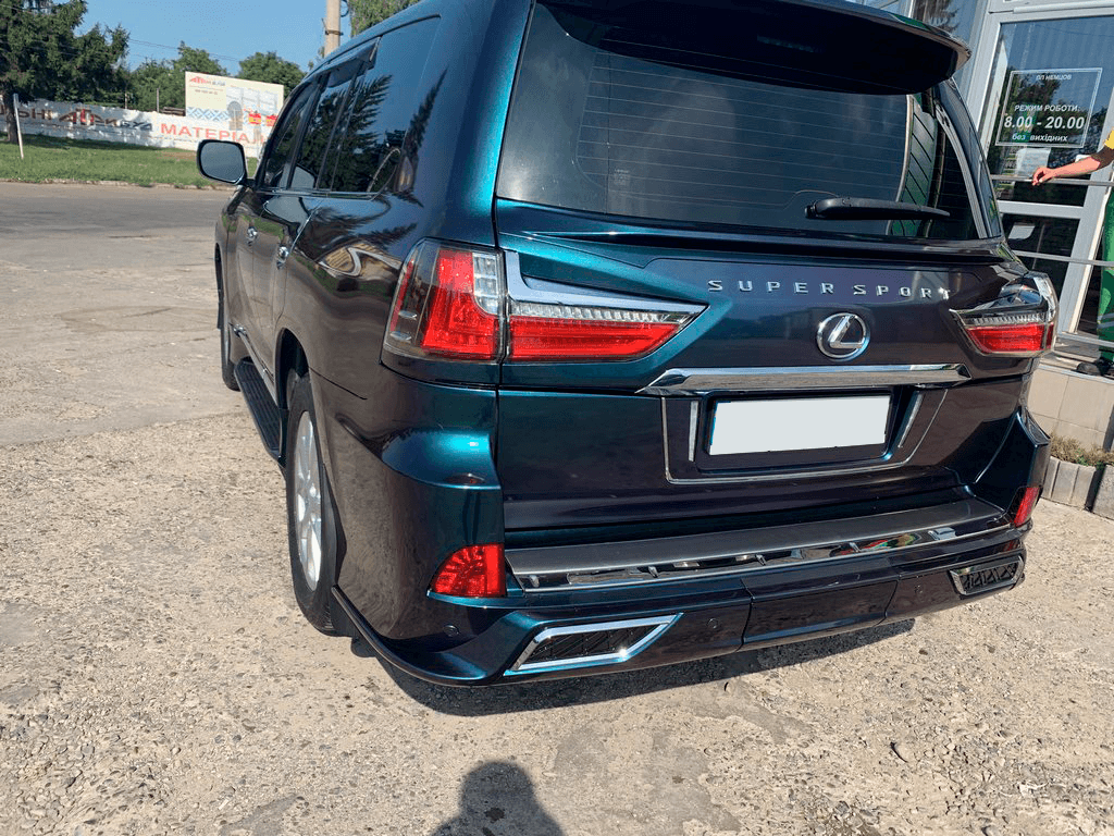 Задній дифузор TRD (2016-2022) Білий колір