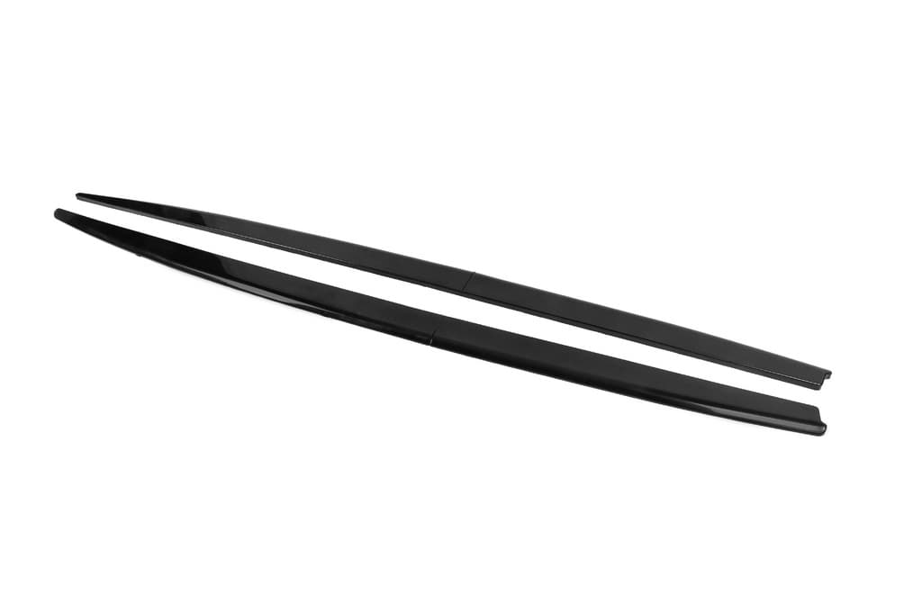 Накладки на пороги V-1 (під M-Sport пороги, чорний глянець) 4