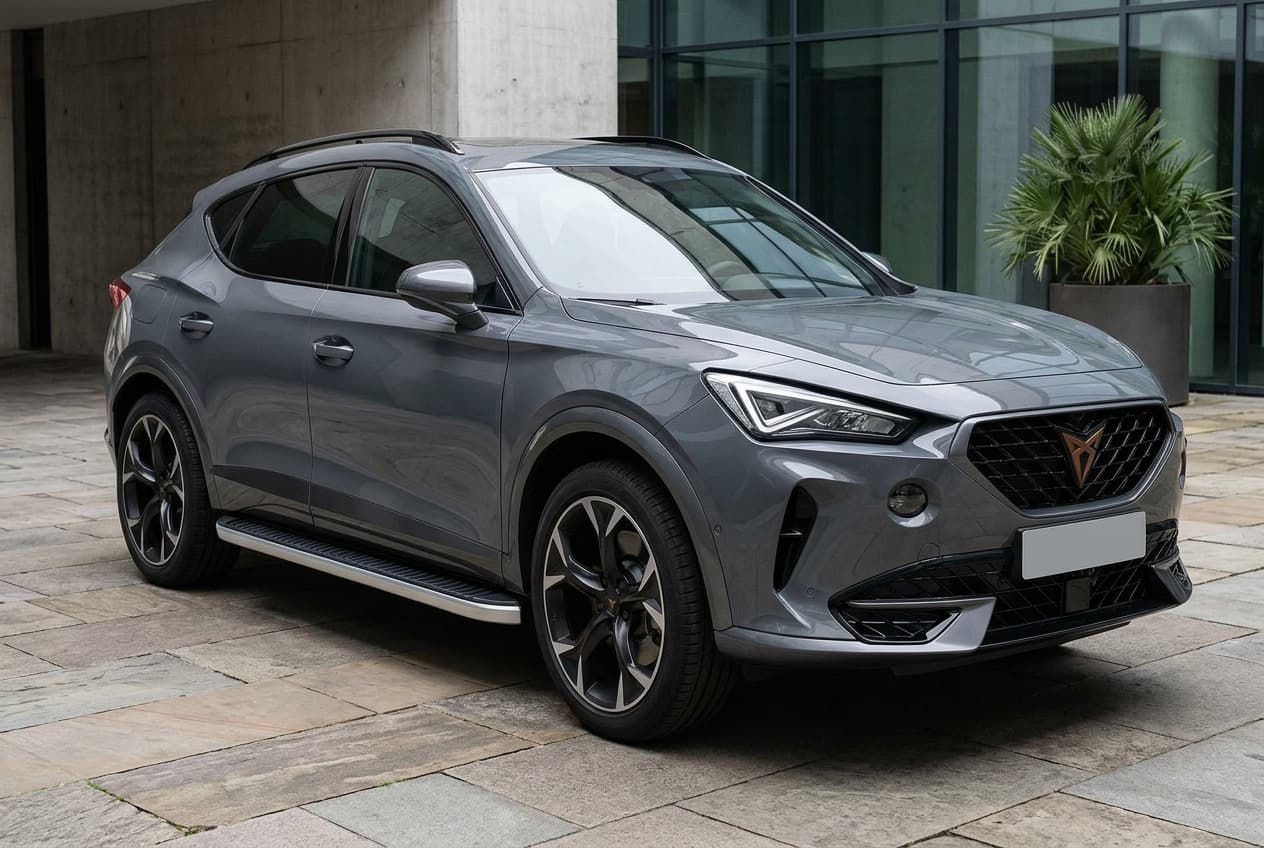 Бокові пороги Tayga Grey (2 шт., Алюміній)