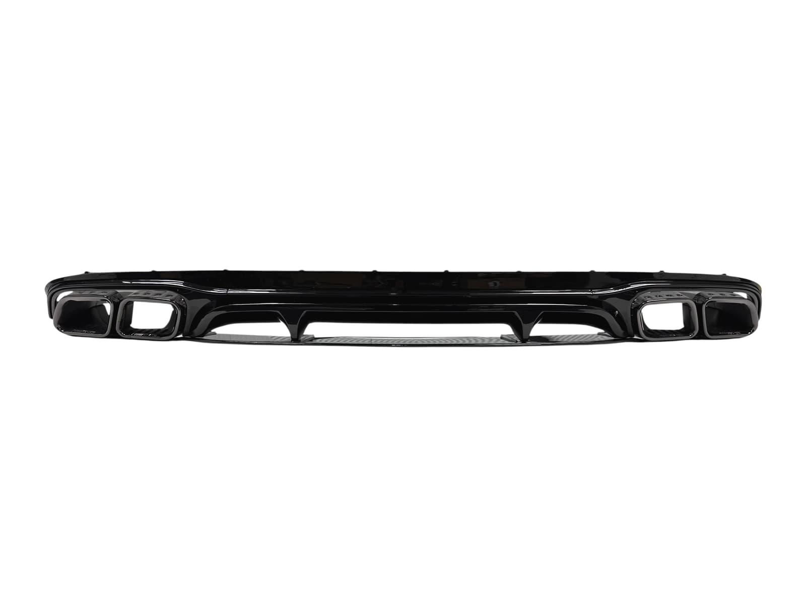 Дифузор (заднього бампера) Full Black / Black Pipe (стиль E63) Coupe AMG на Mercedes-Benz E-Class W213 2016-2020 року 4