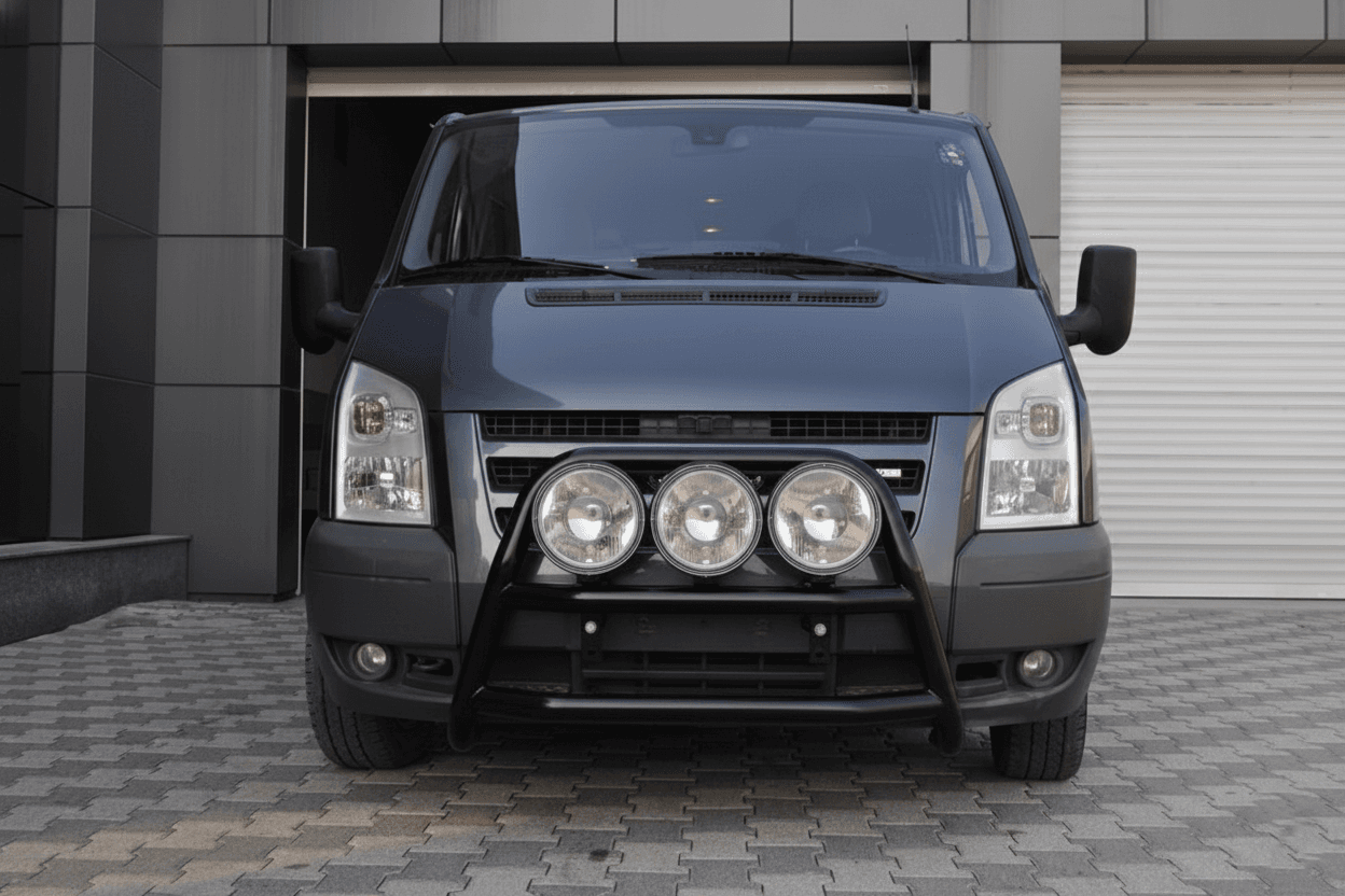 Кенгурятник WT018 Black (2006-2014, нерж.)