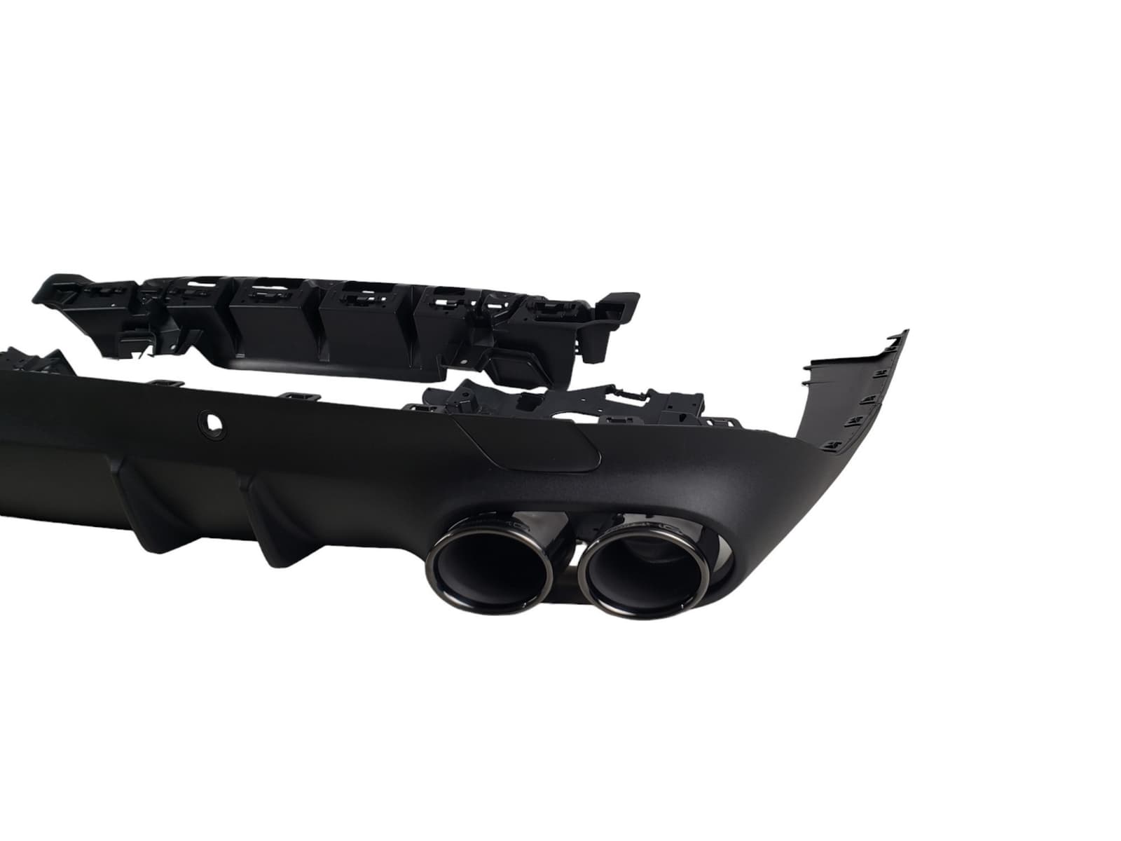 Дифузор (заднього бампера) Full Black (стиль CLS53 AMG) на Mercedes-Benz CLS-Class C257 2018-2022 року 3