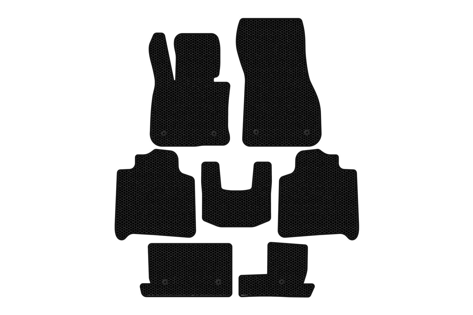 Гумові килимки Carsuit (Для F46, 3 ряди, чорні)