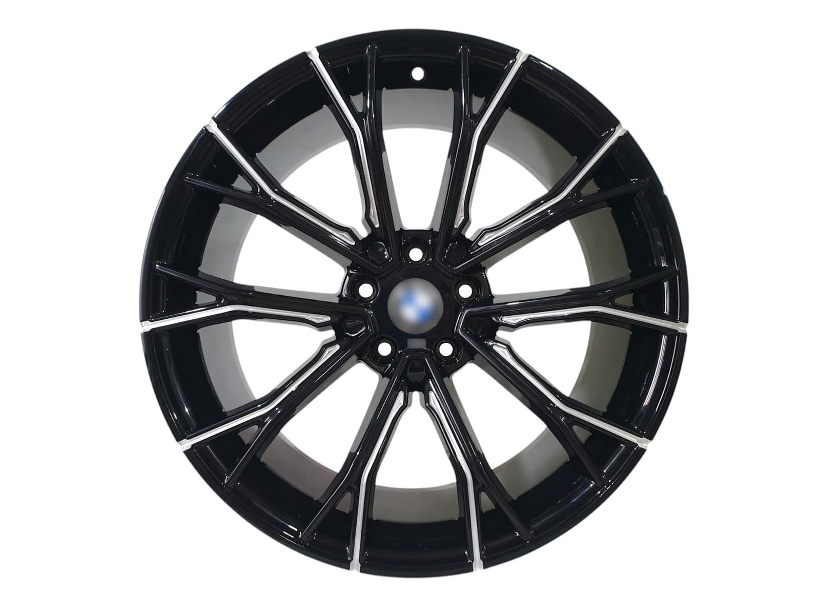 R20 Black+Milled (різноширокі) Диски на BMW 3 Series F30 / F31 2011-2018 року
