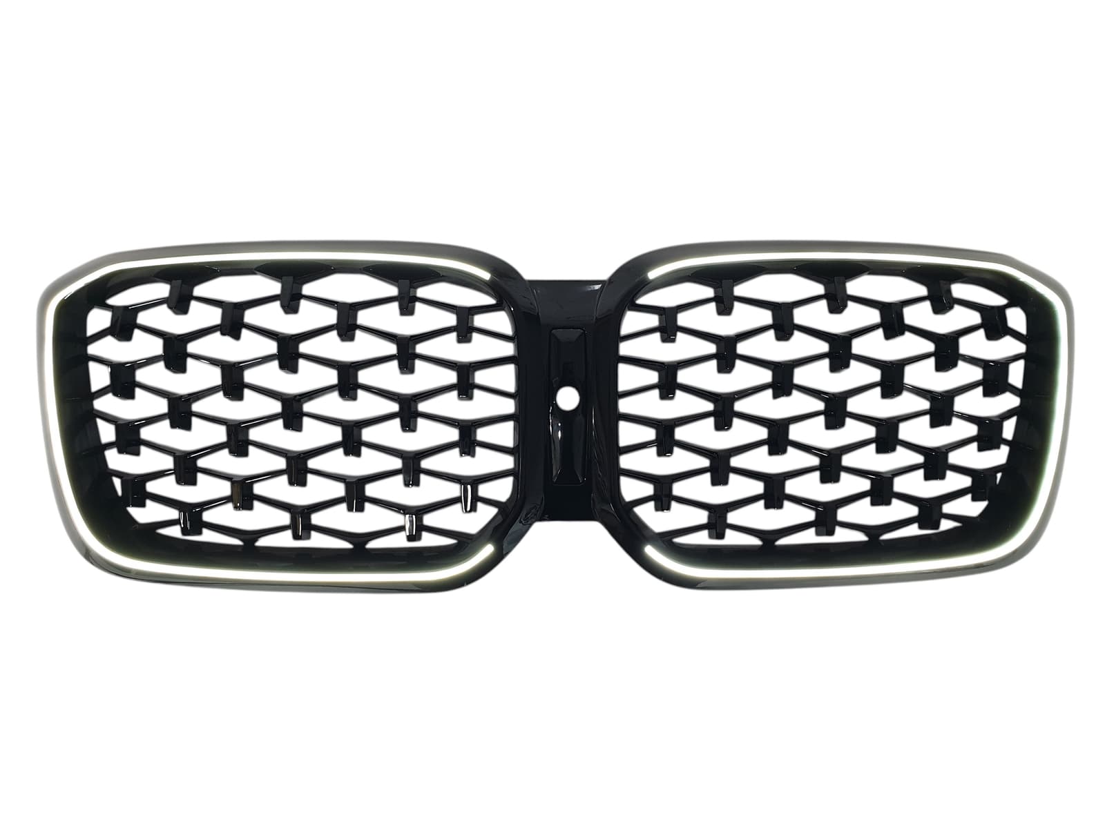 Ніздрі Чорний глянець LED (Iconic Glow) Diamond на BMW X3 G01 2022-2024 року