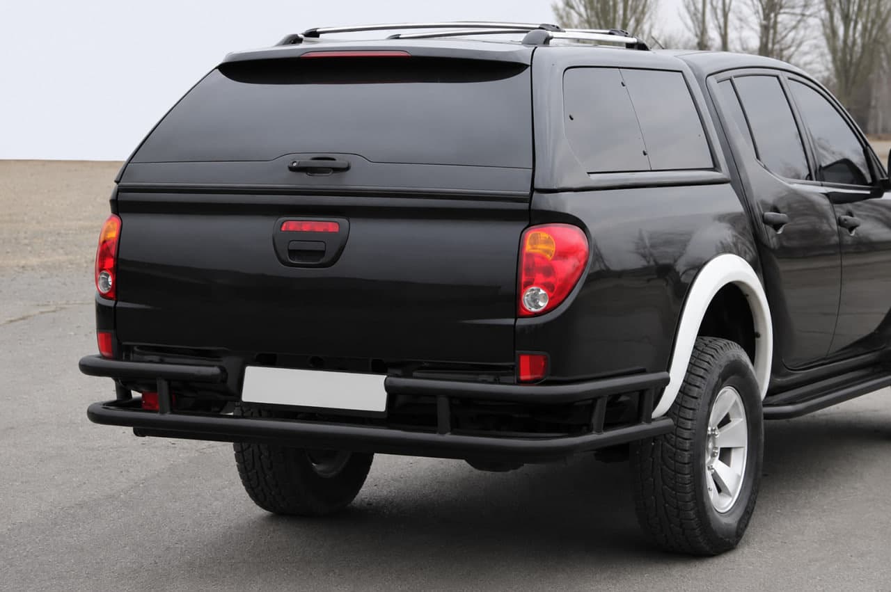 Задній захист AK0022 Black (нерж)