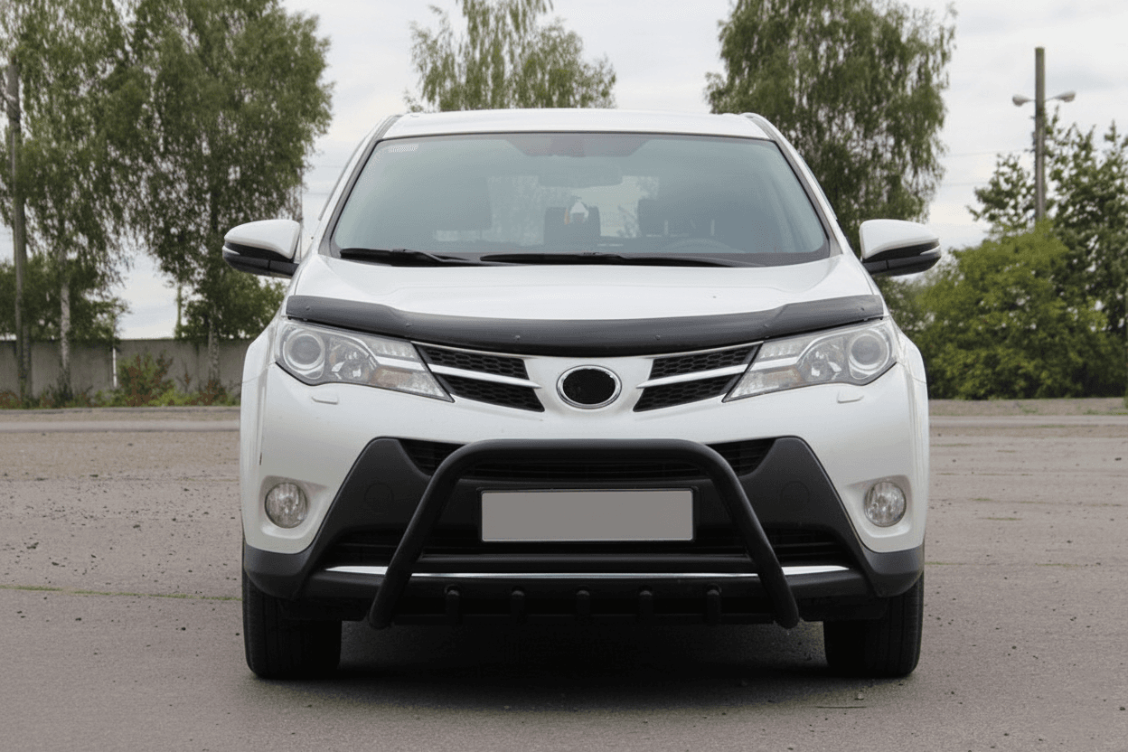 Кенгурятник WT003 Black (нерж)