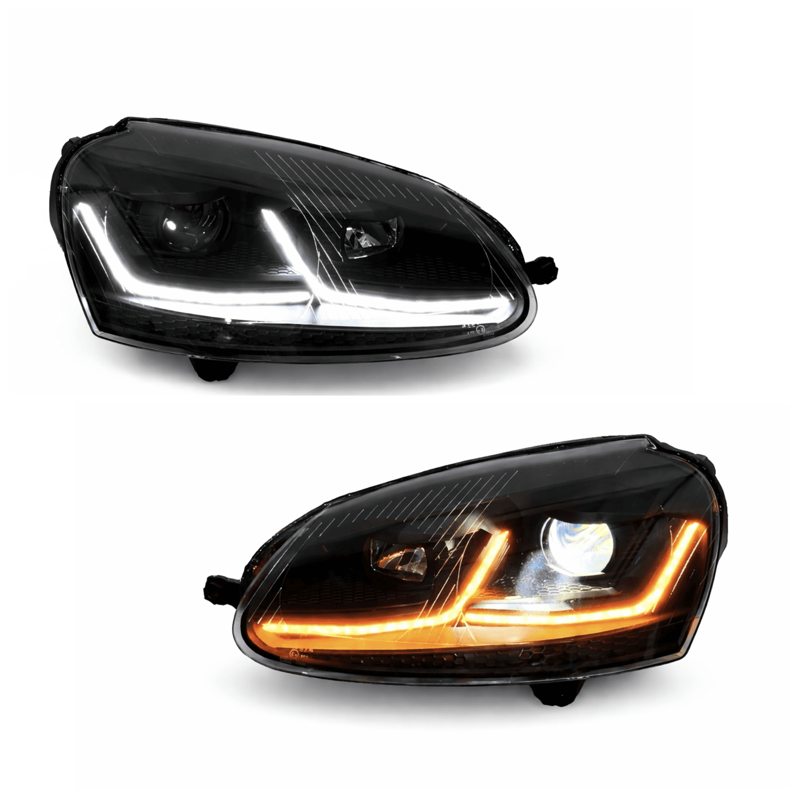 FULL LED фари для Volkswagen Golf / Jetta 5 2004-2010