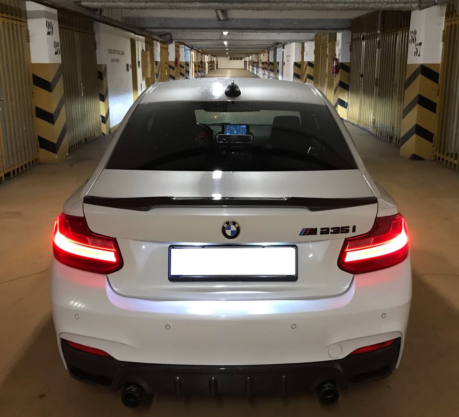 Спойлер M4-Style (для F22, під фарбування)