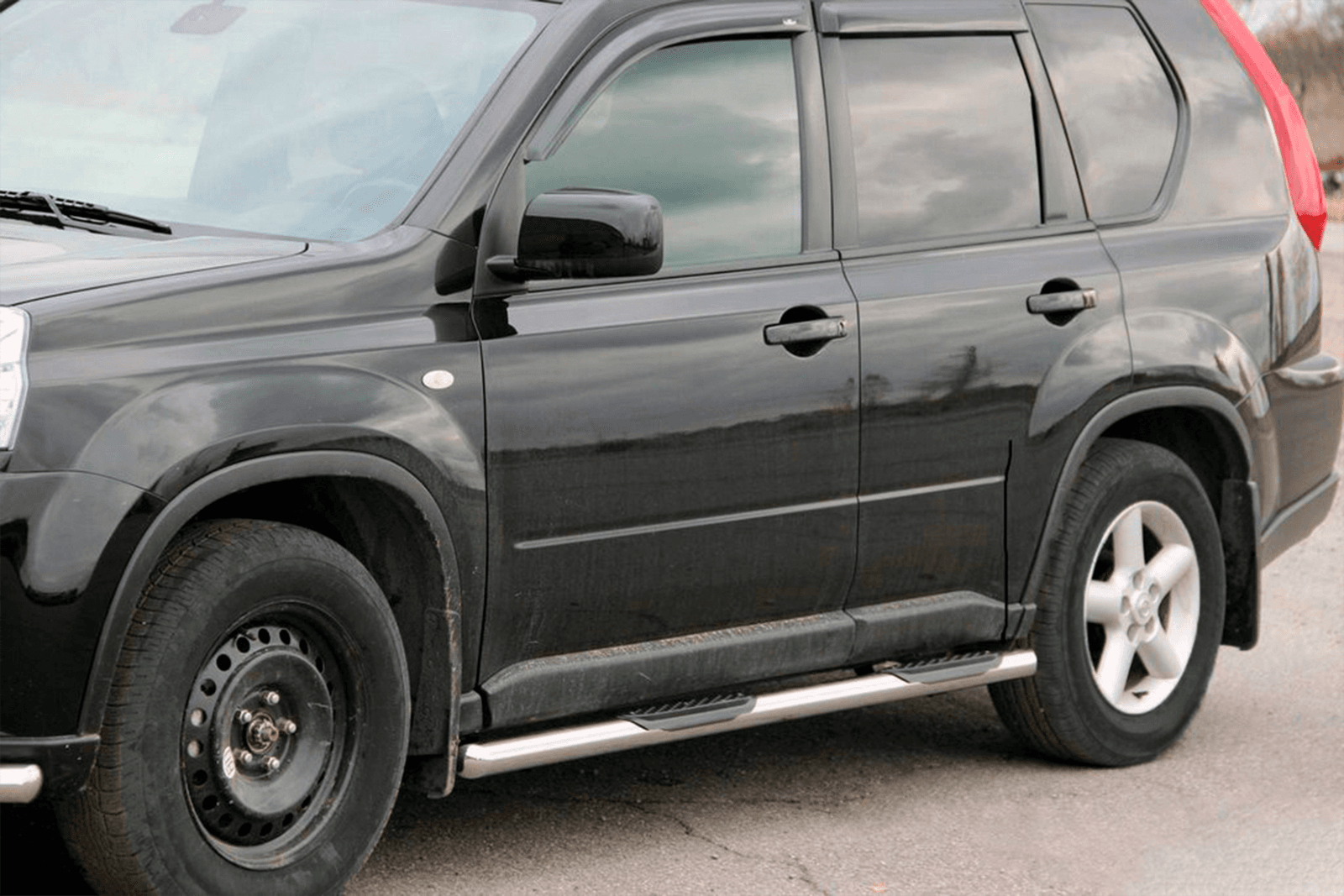 Бічні труби BB002 (2 шт., нерж)