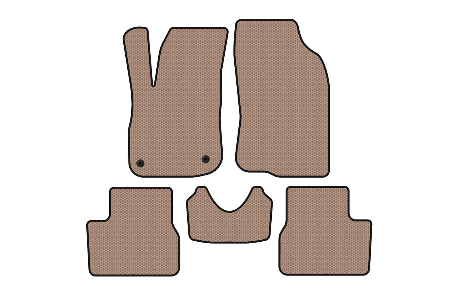Гумові килимки Carsuit (Бежевий)