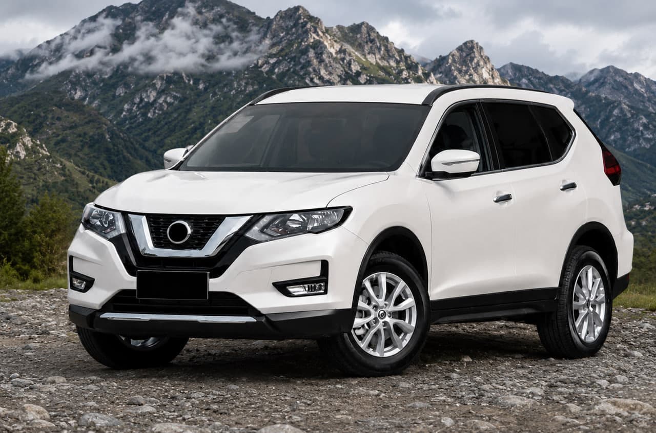 Інтегровані рейлінги чорні OEM (Для X-trail, Алюміній, установка на клей)