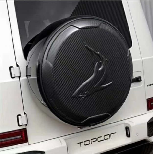 Накладка на запасне колесо Topcar-Style (Карбон)