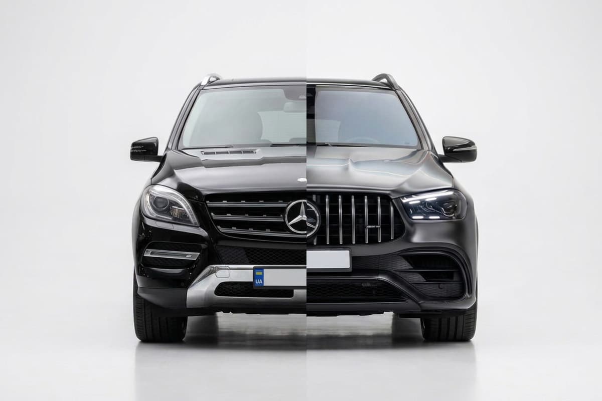 Комплект рестайлінгу в W167 GLE63