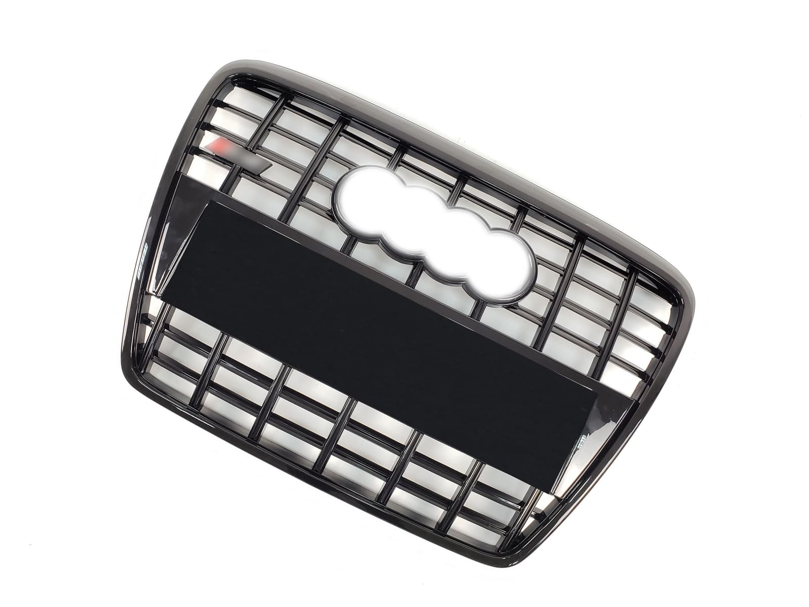 Решітка радіатора Full Black (в стилі S6) без PDC на Audi A6 C6 2004-2011 року 2